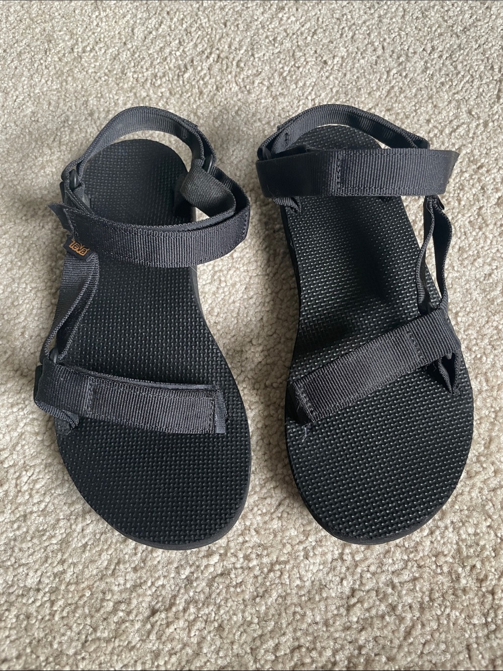 Teva Original Universal Sandals Black Adjustable Strap